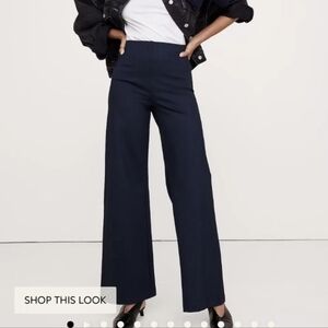 Banana Republic Navy Straight Leg Pants